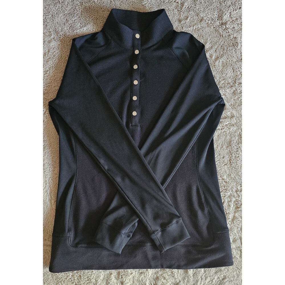 EPNY Long Sleeve Snap Pullover Black, Golf, Pickleball, Sports Sz S, NEW